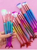 ست براش آرایشی ۴ تکه طرح ماهی